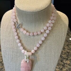 Rose quartz  Necklace